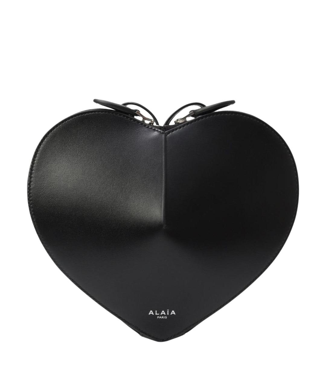 ALAIA Черная кожаная сумка через плечо, фото 1