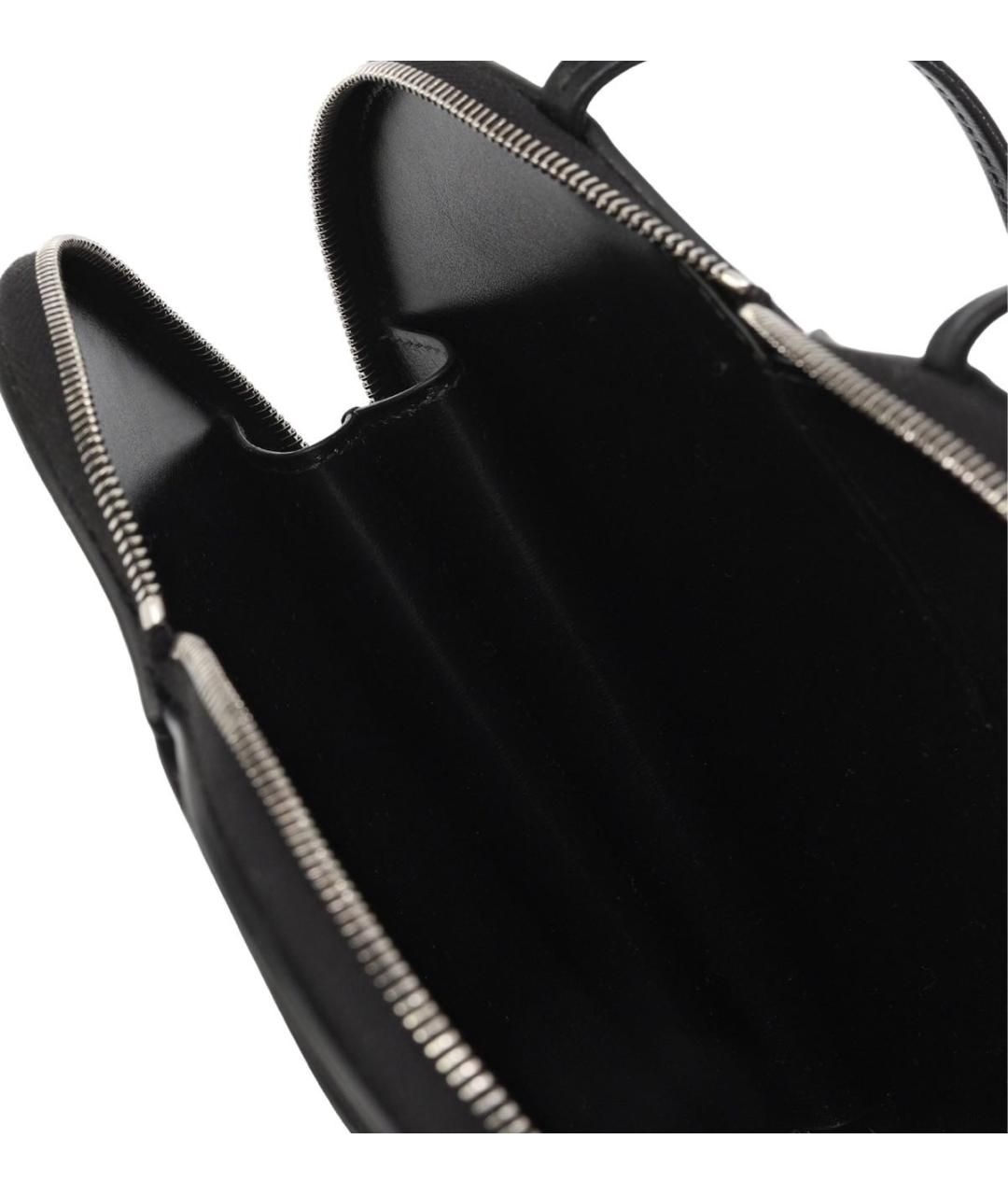 ALAIA Черная кожаная сумка через плечо, фото 3