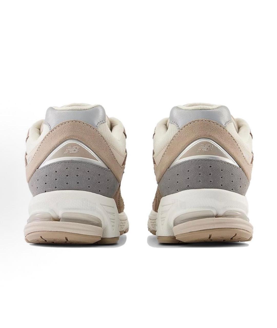 NEW BALANCE Бежевые замшевые низкие кроссовки / кеды, фото 4