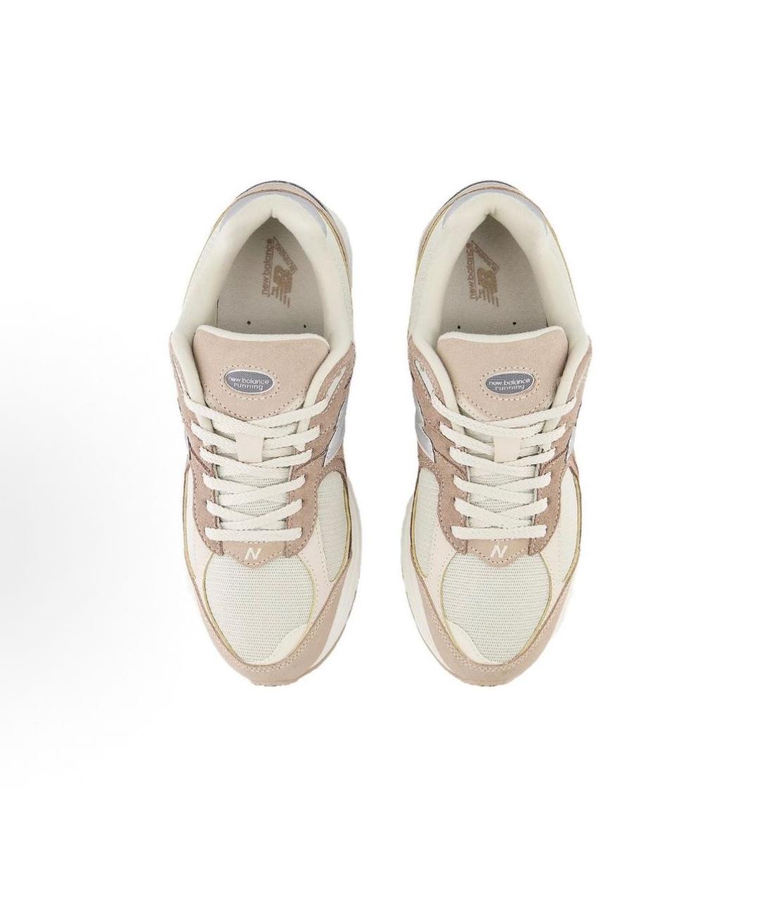 NEW BALANCE Бежевые замшевые низкие кроссовки / кеды, фото 3