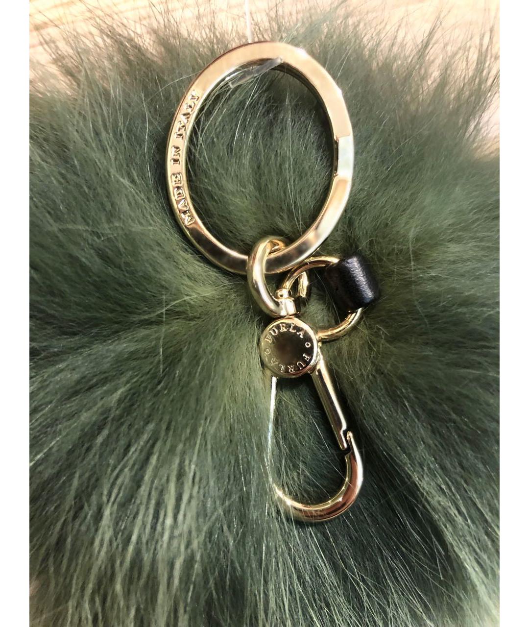 FURLA Зеленый брелок, фото 2