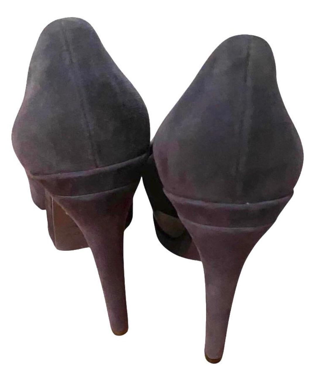 CHRISTIAN DIOR Синие замшевые туфли, фото 3