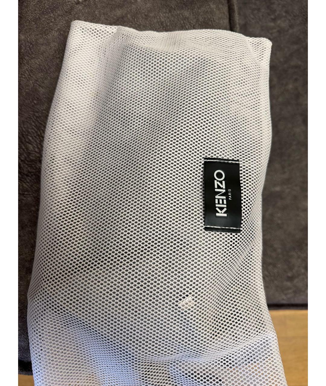 KENZO Серая хлопковая футболка, фото 4