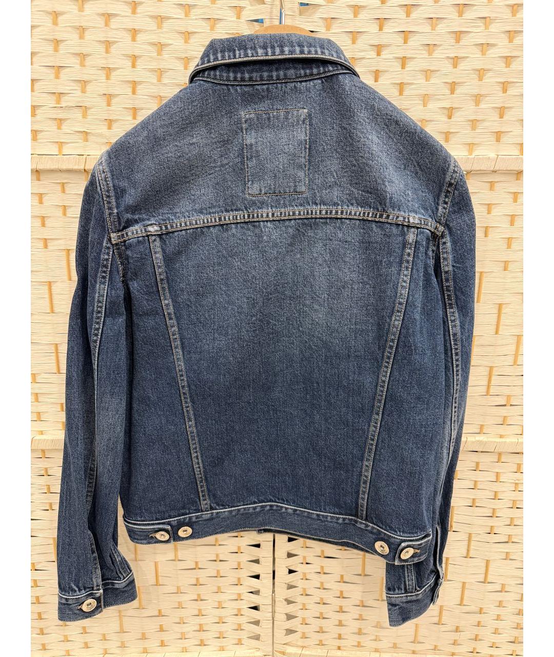 BRUNELLO CUCINELLI Синяя хлопковая куртка, фото 2