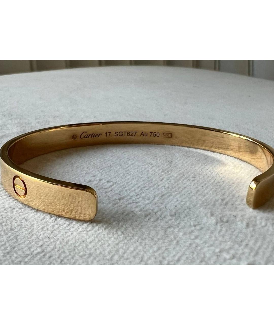 CARTIER Золотой браслет из желтого золота, фото 2