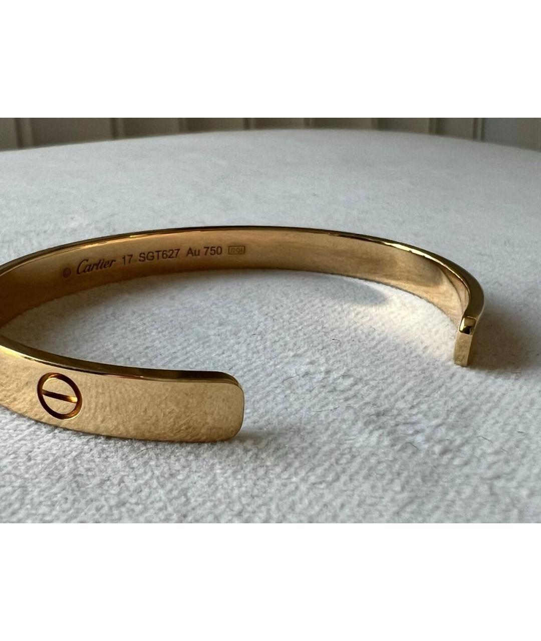 CARTIER Золотой браслет из желтого золота, фото 4