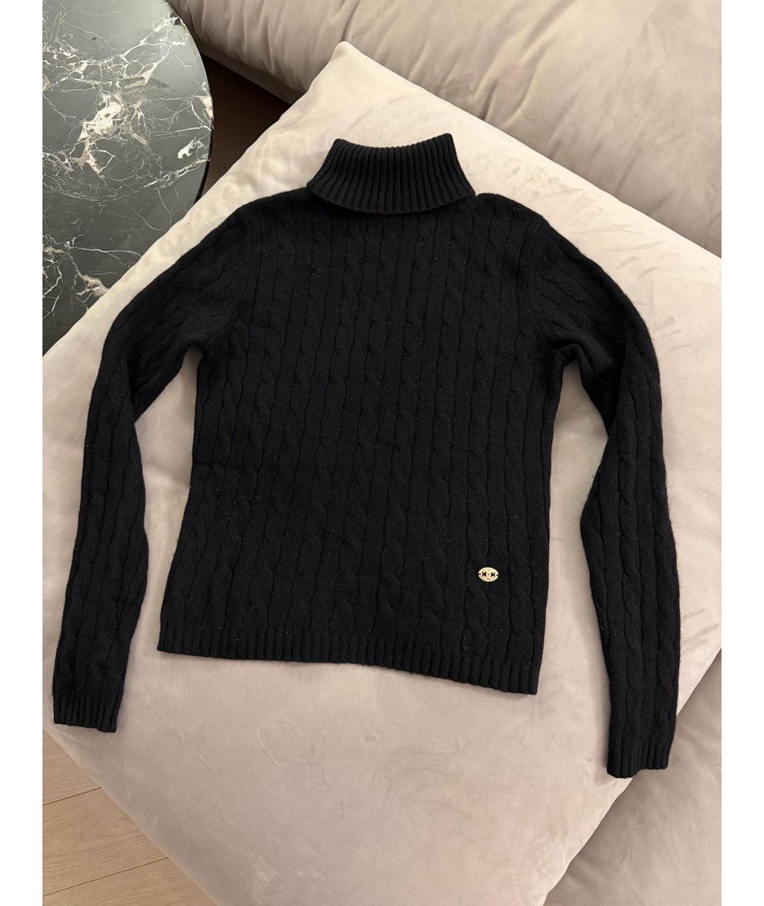 CHANEL Черный кашемировый джемпер / свитер, фото 6