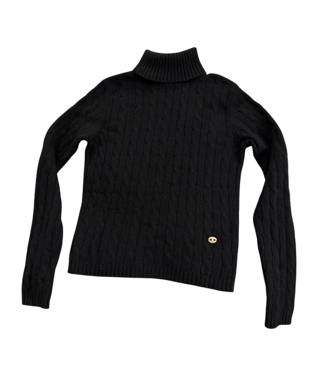 CHANEL Черный кашемировый джемпер / свитер, фото 1