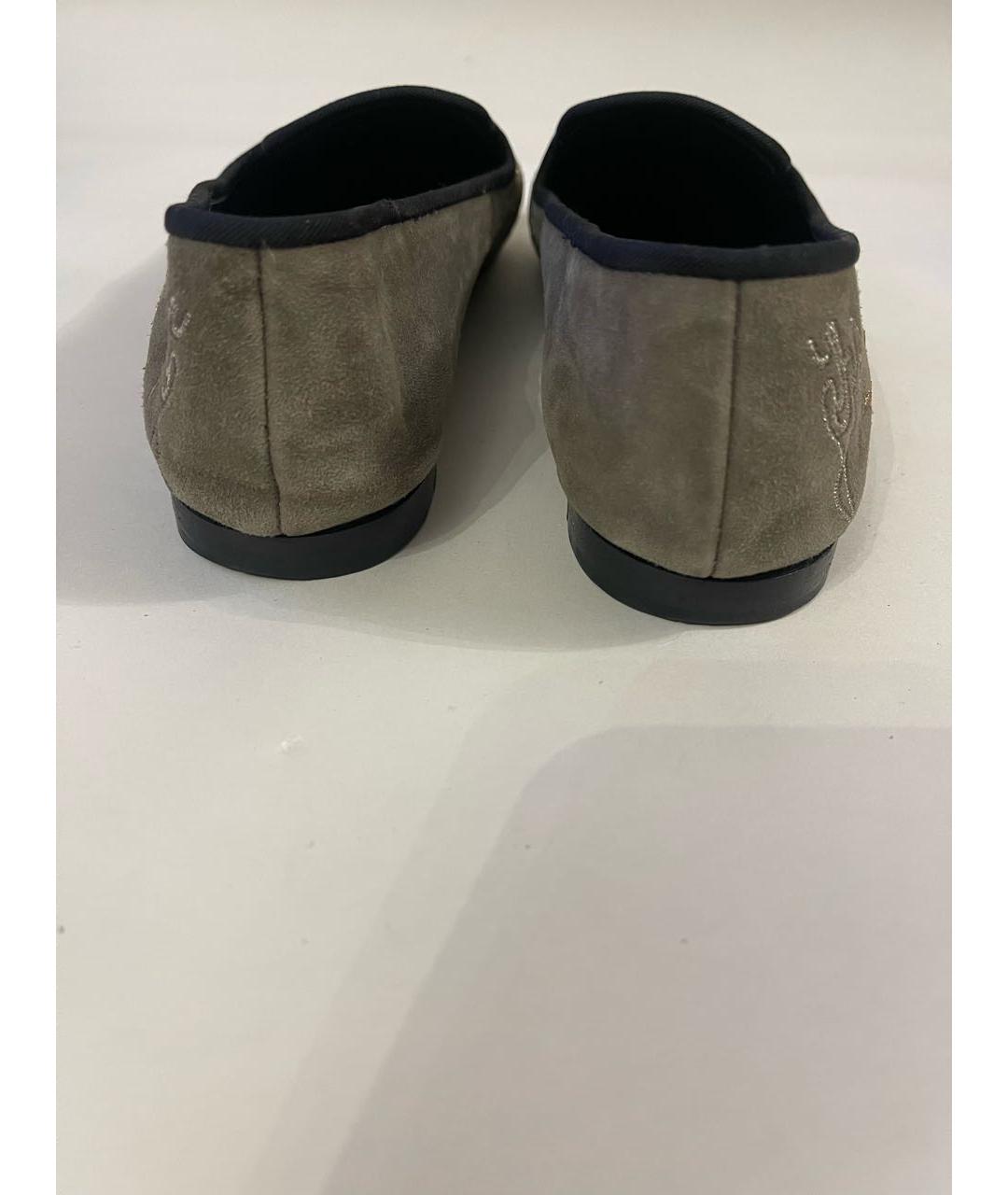 GIUSEPPE ZANOTTI DESIGN Хаки замшевые лоферы, фото 6