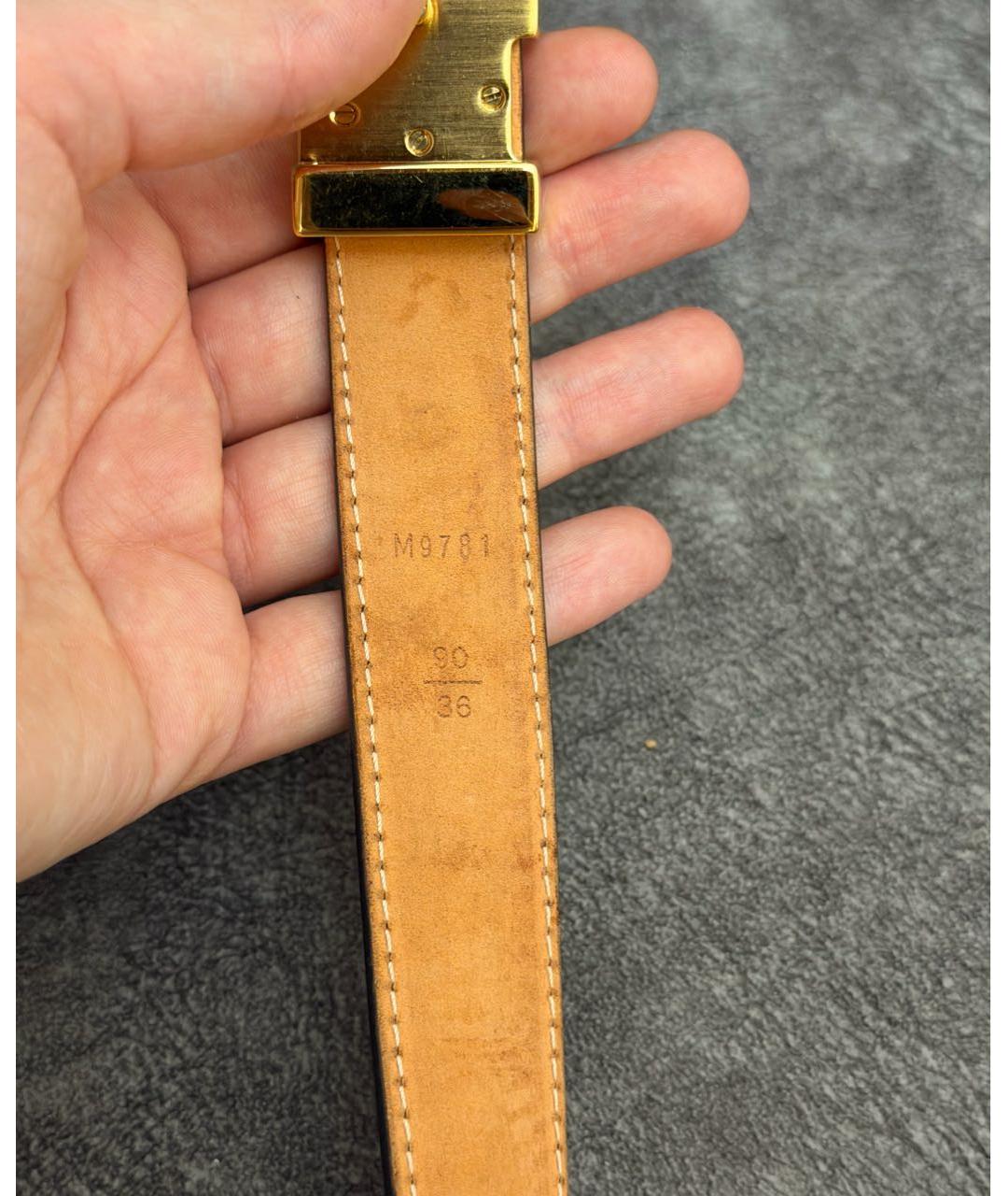 LOUIS VUITTON Коричневый ремень, фото 4