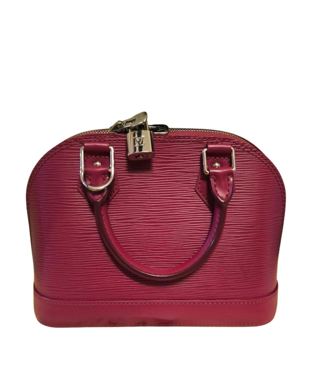 LOUIS VUITTON Фуксия кожаная сумка через плечо, фото 1