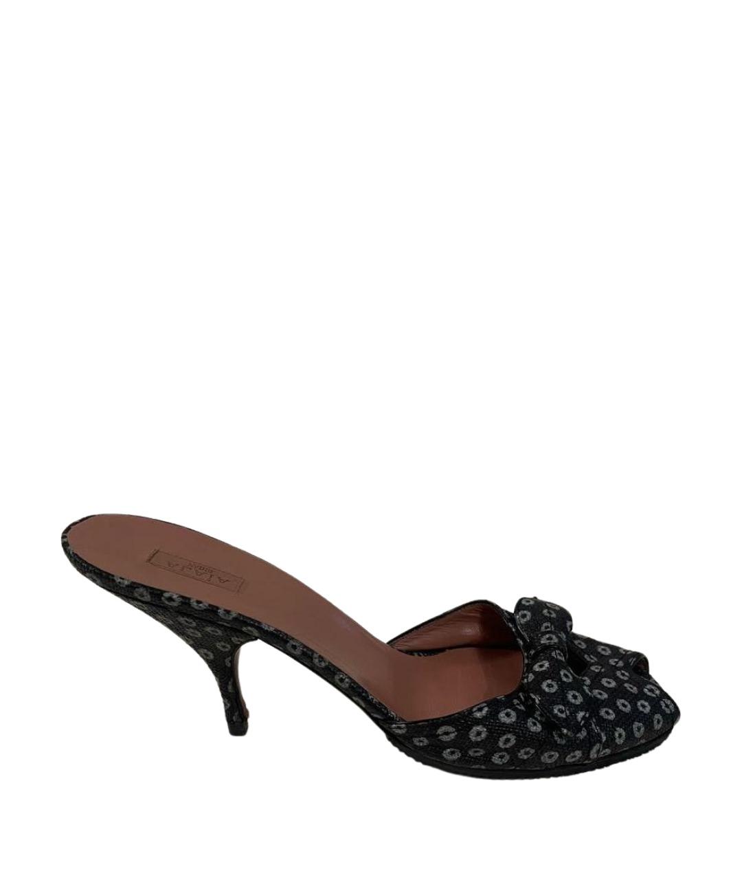 ALAIA Черные мюли, фото 1