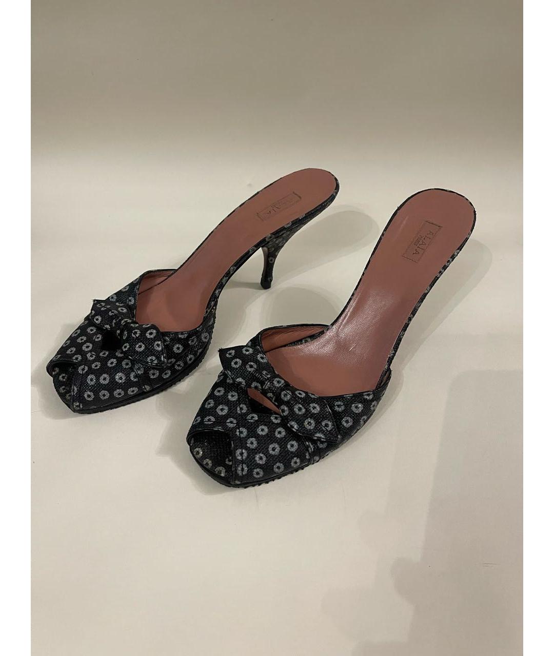 ALAIA Черные мюли, фото 2