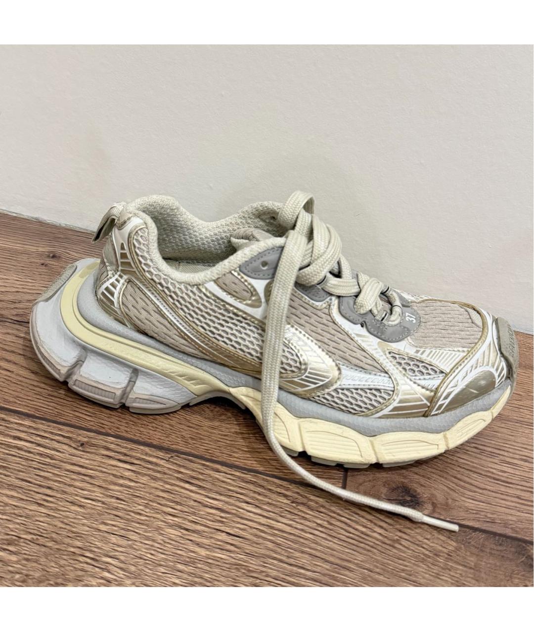 BALENCIAGA Серые кроссовки, фото 4