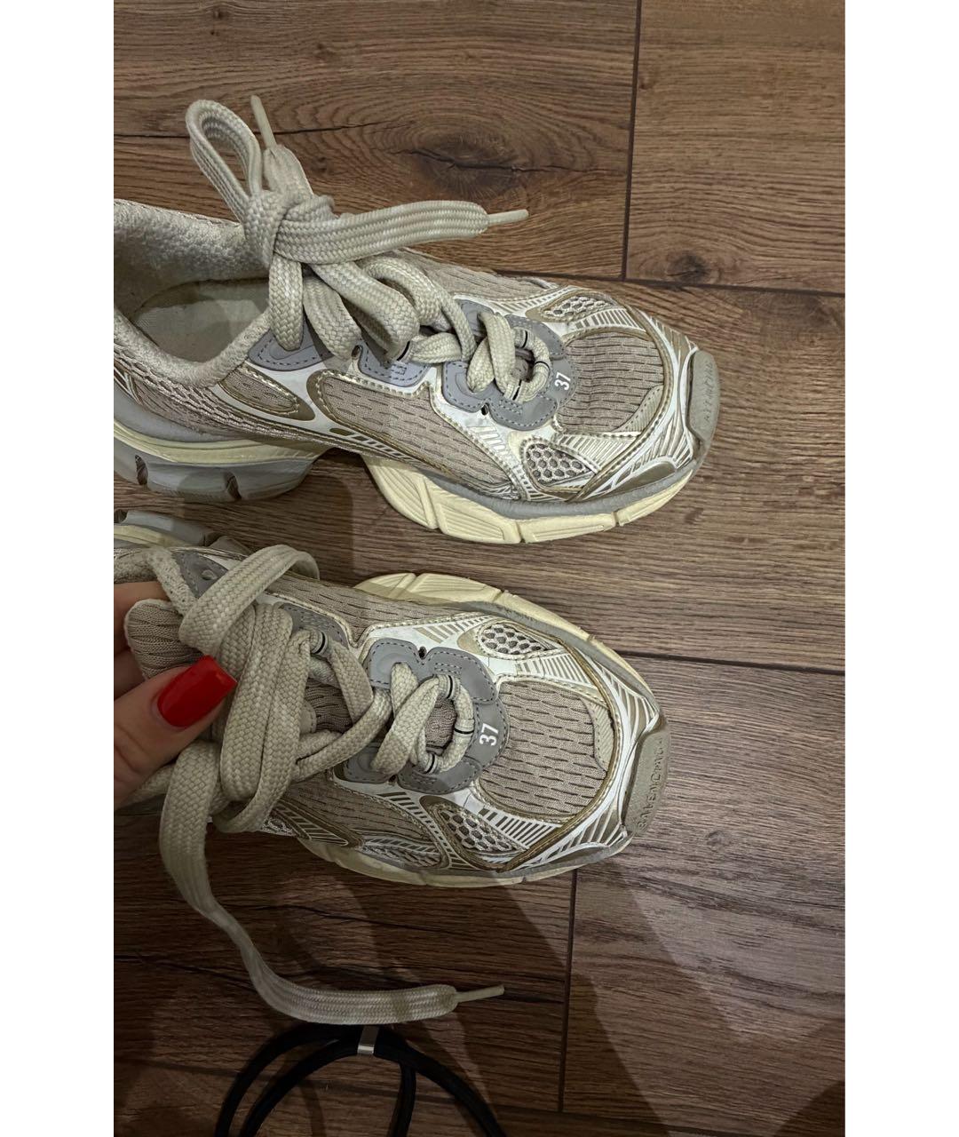 BALENCIAGA Серые кроссовки, фото 2