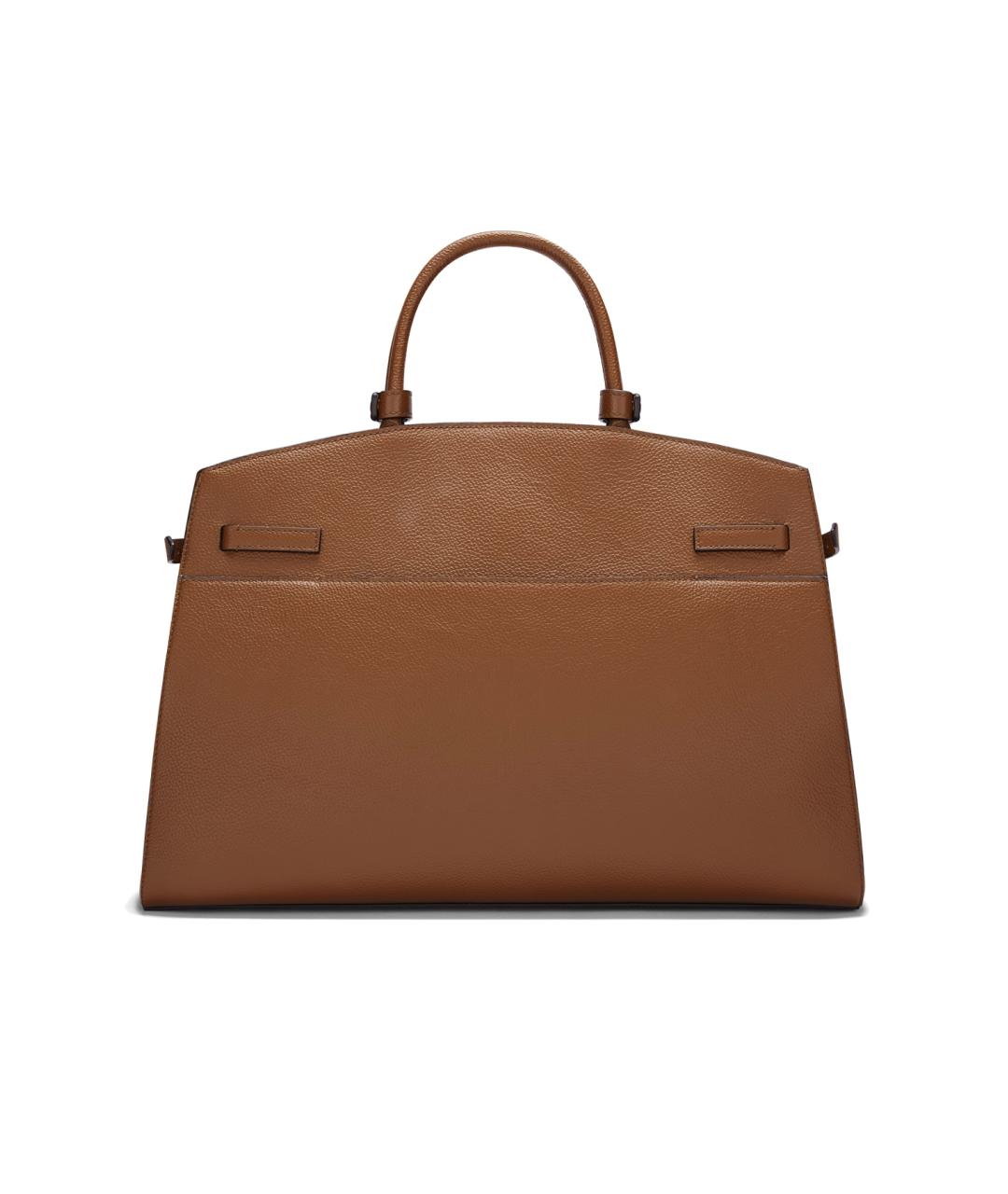 DEMELLIER Коричневая кожаная сумка тоут, фото 4