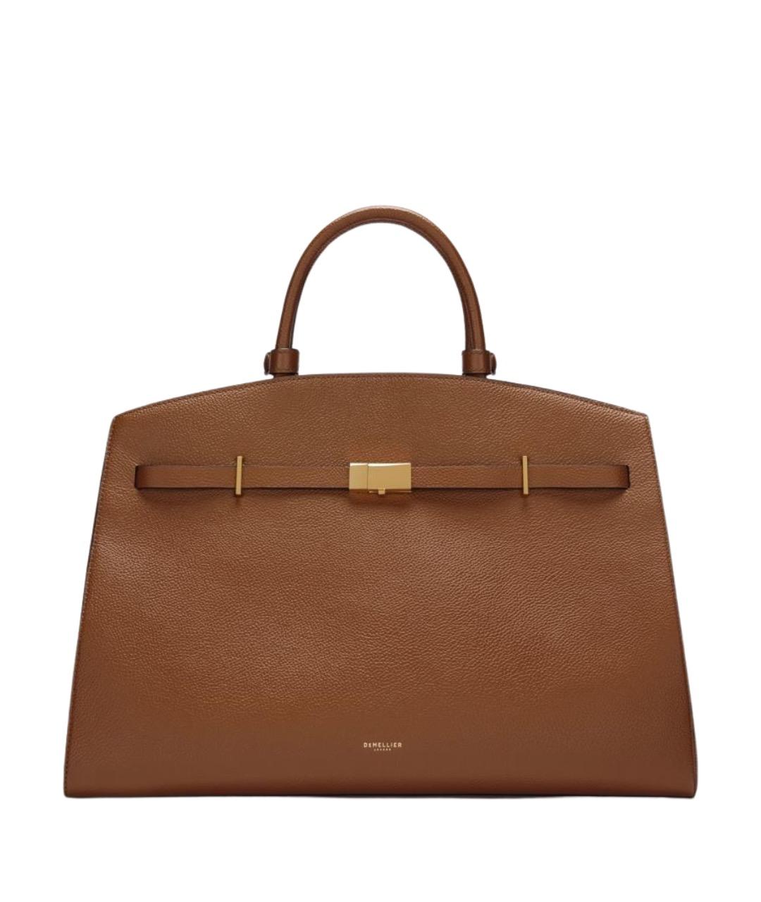 DEMELLIER Коричневая кожаная сумка тоут, фото 1