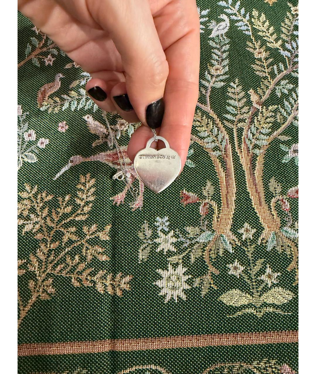 TIFFANY&CO Серебряное серебряное колье, фото 4