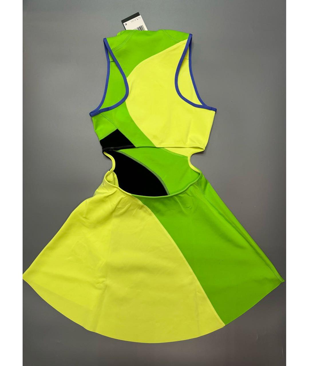 NIKE Зеленые синтетическое платье, фото 4