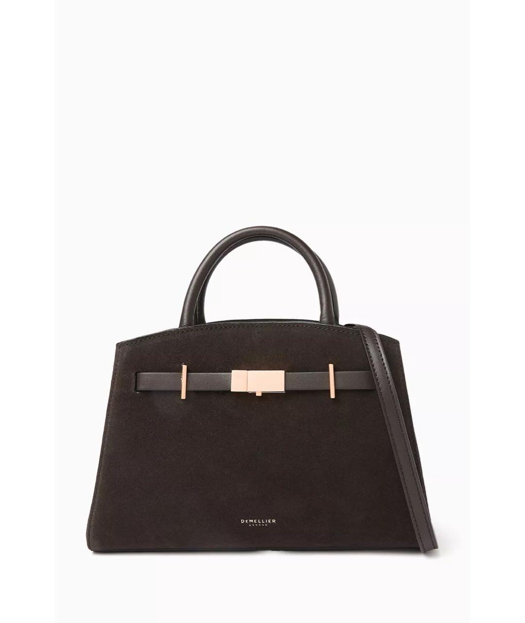 DEMELLIER Коричневая замшевая сумка тоут, фото 7