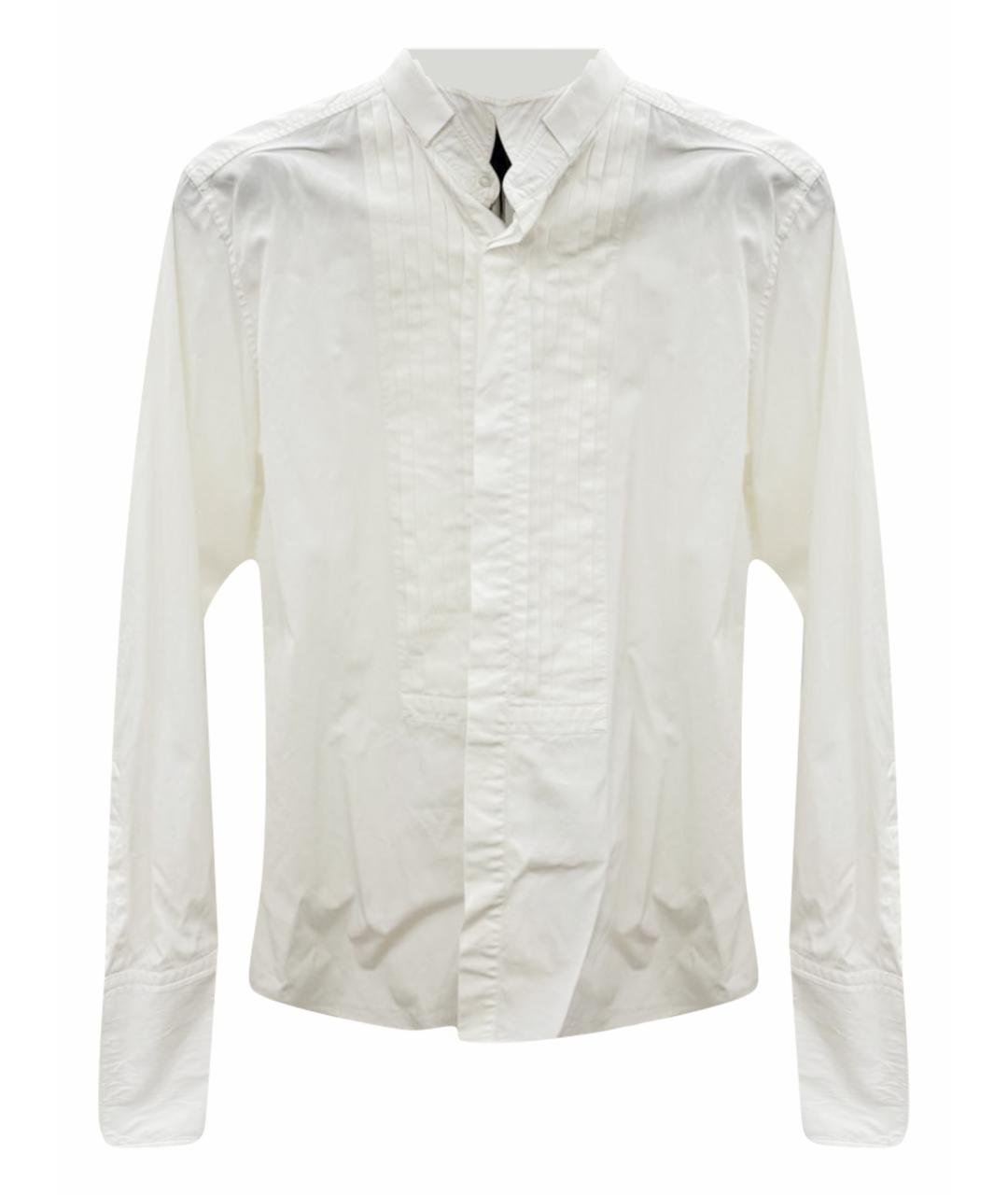 GUCCI Белая хлопковая классическая рубашка, фото 1