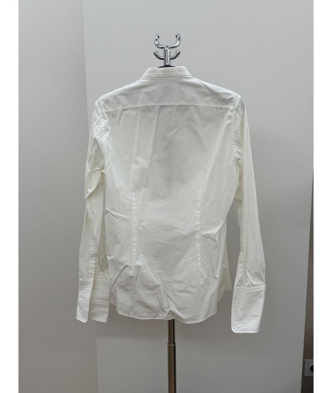 GUCCI Белая хлопковая классическая рубашка, фото 2