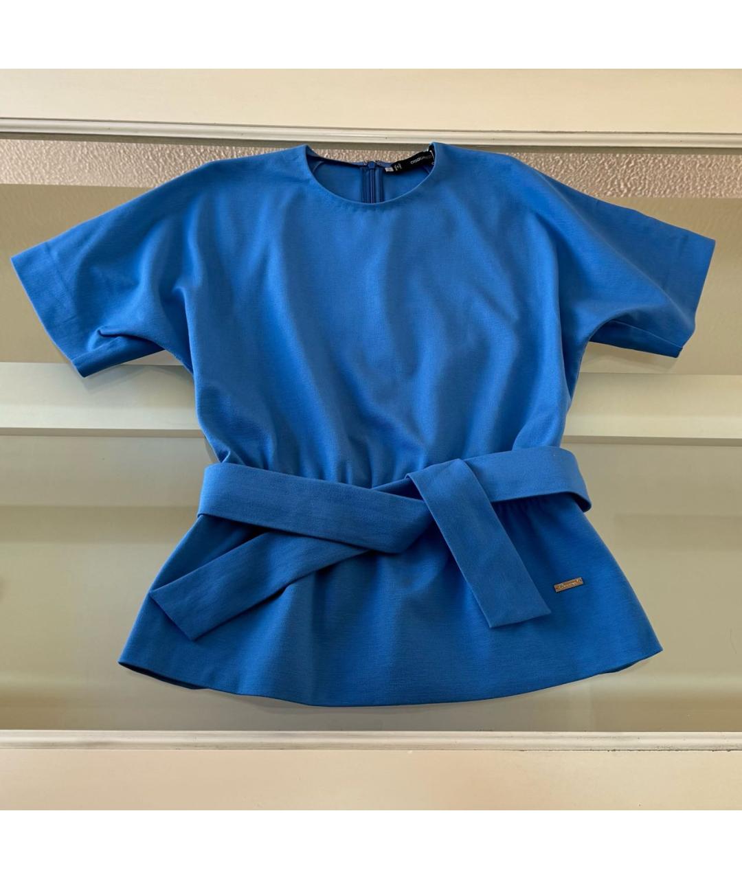 DSQUARED2 Голубая вискозная футболка, фото 2