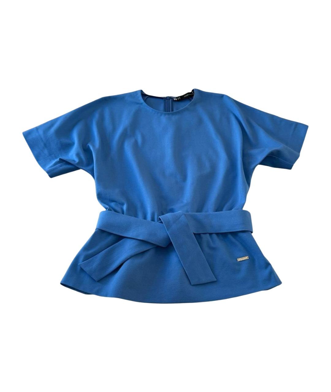 DSQUARED2 Голубая вискозная футболка, фото 1