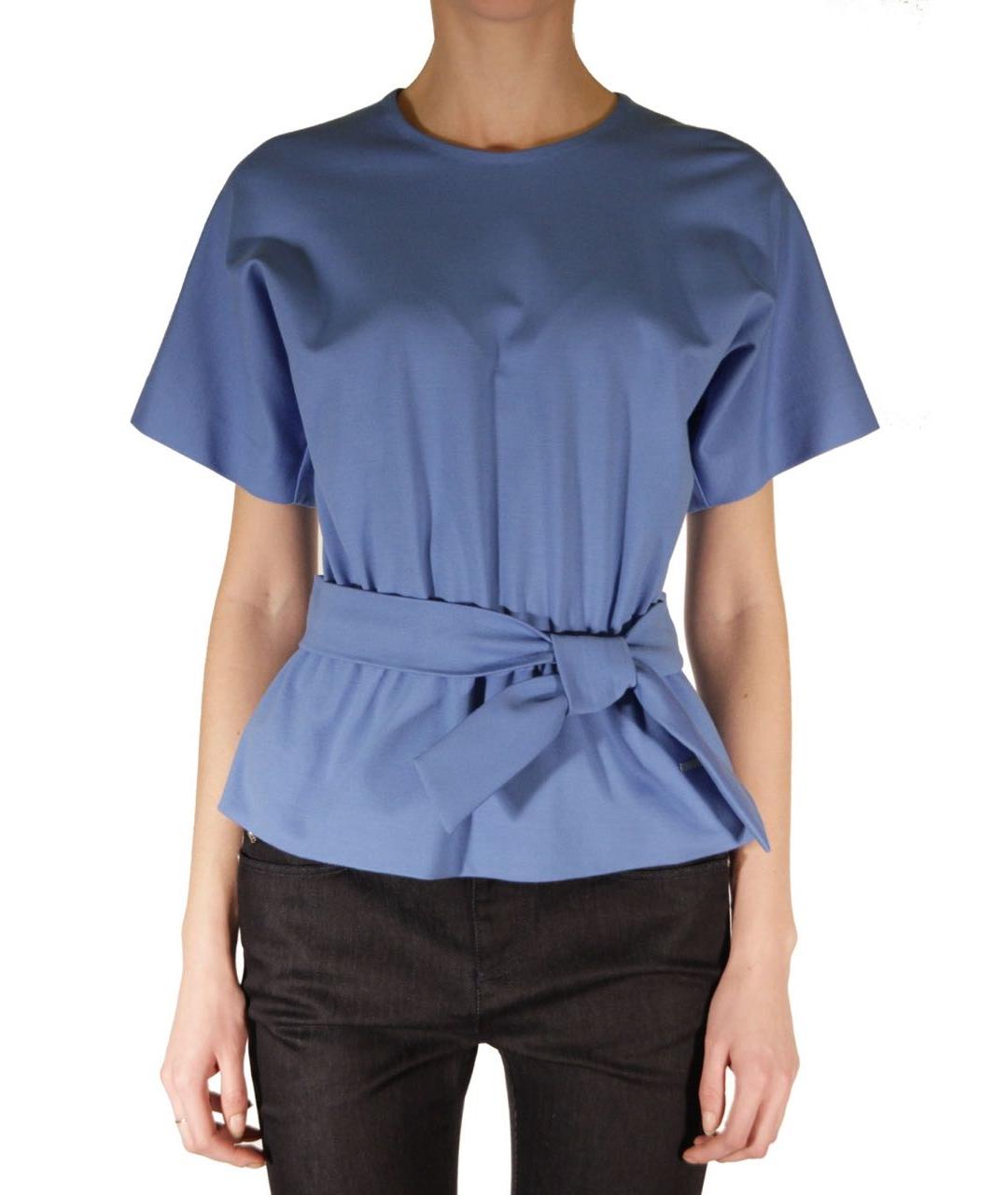 DSQUARED2 Голубая вискозная футболка, фото 7