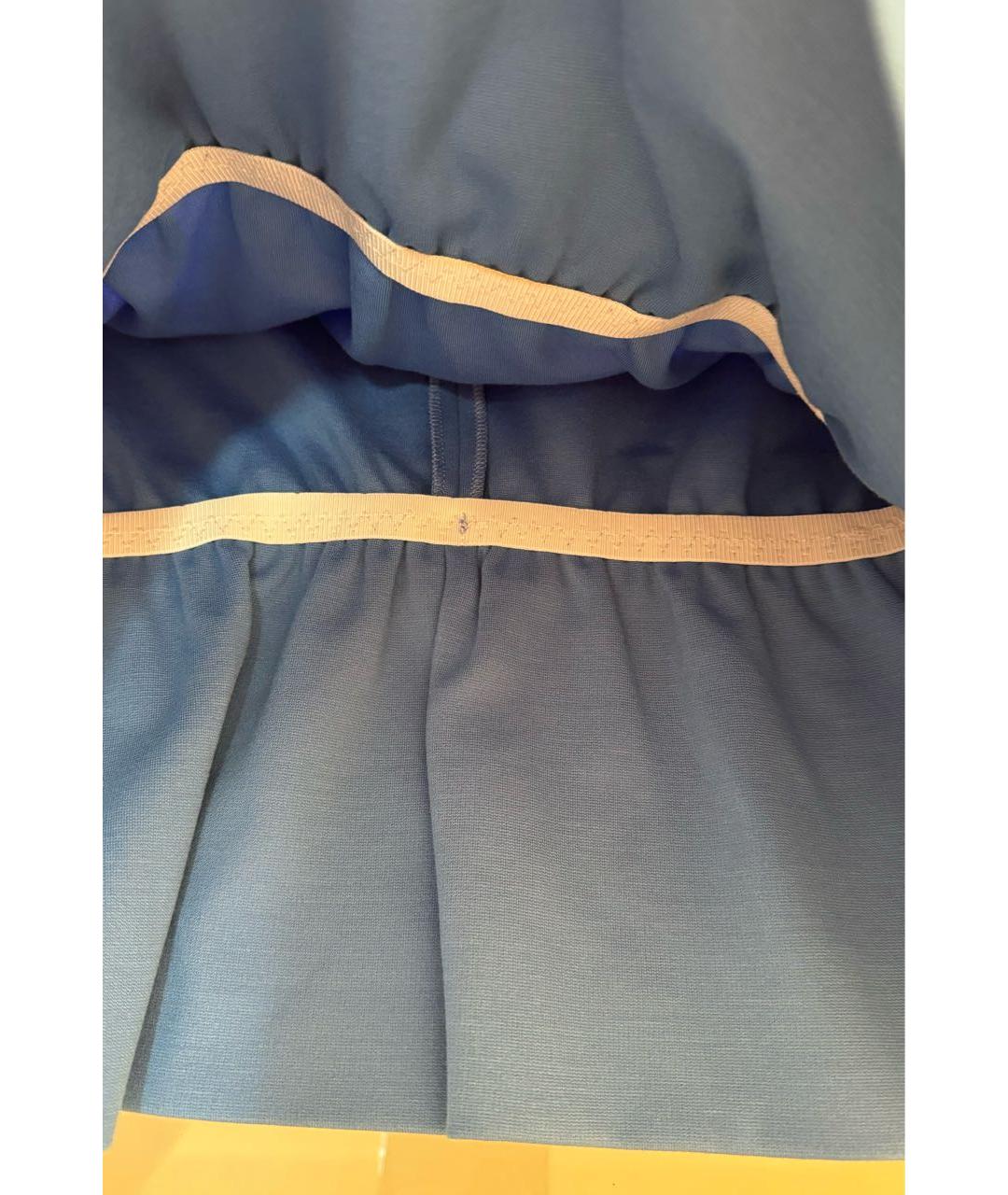 DSQUARED2 Голубая вискозная футболка, фото 6