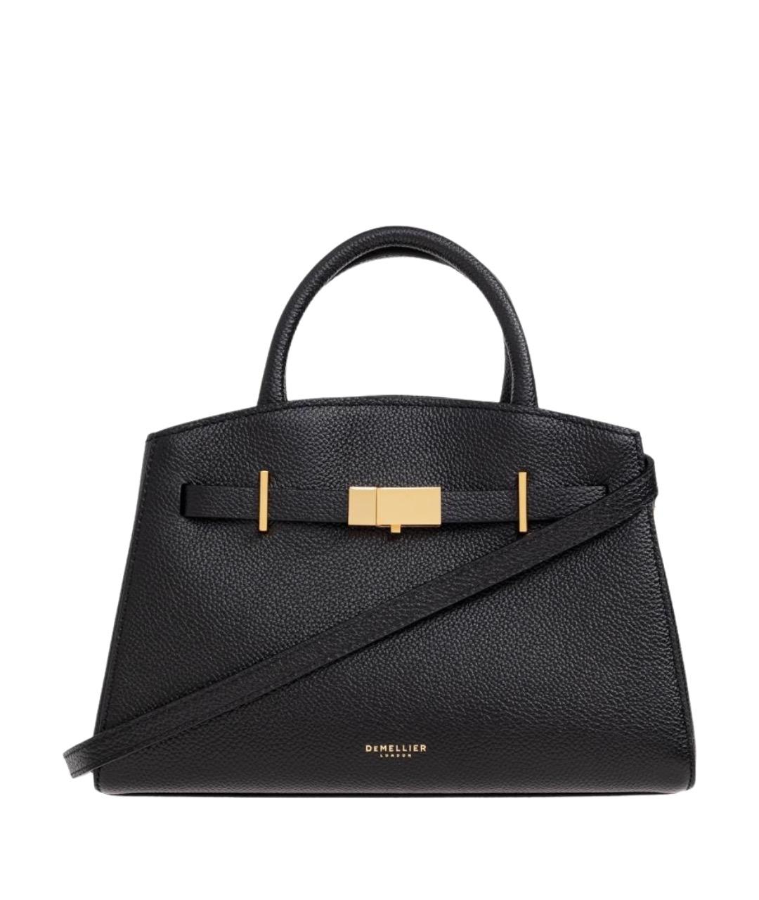 DEMELLIER Черная кожаная сумка тоут, фото 1