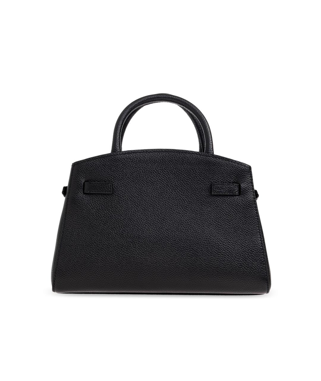 DEMELLIER Черная кожаная сумка тоут, фото 5