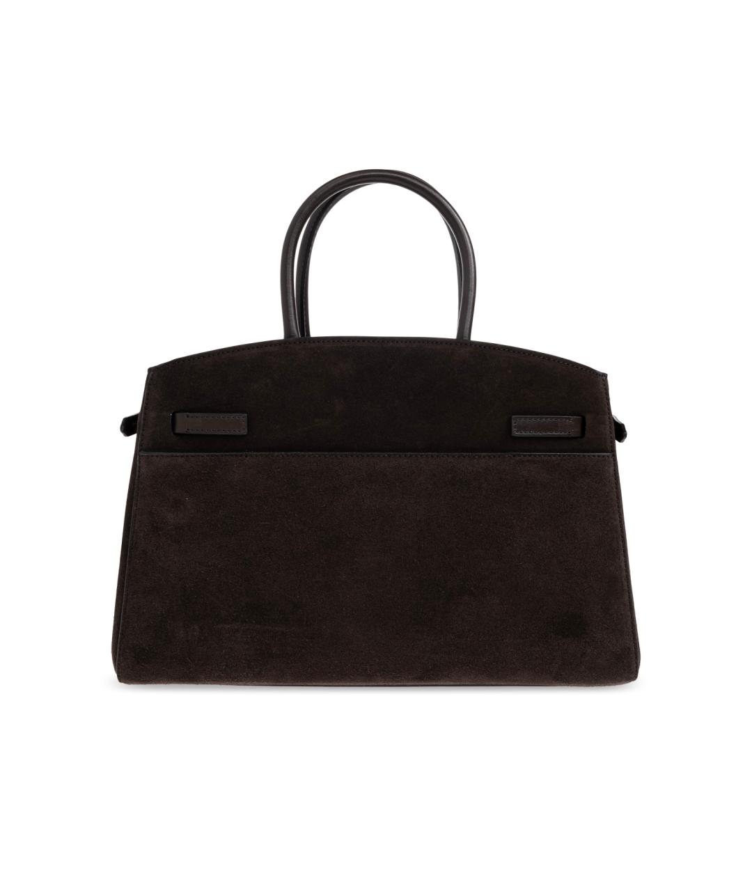 DEMELLIER Коричневая замшевая сумка тоут, фото 4