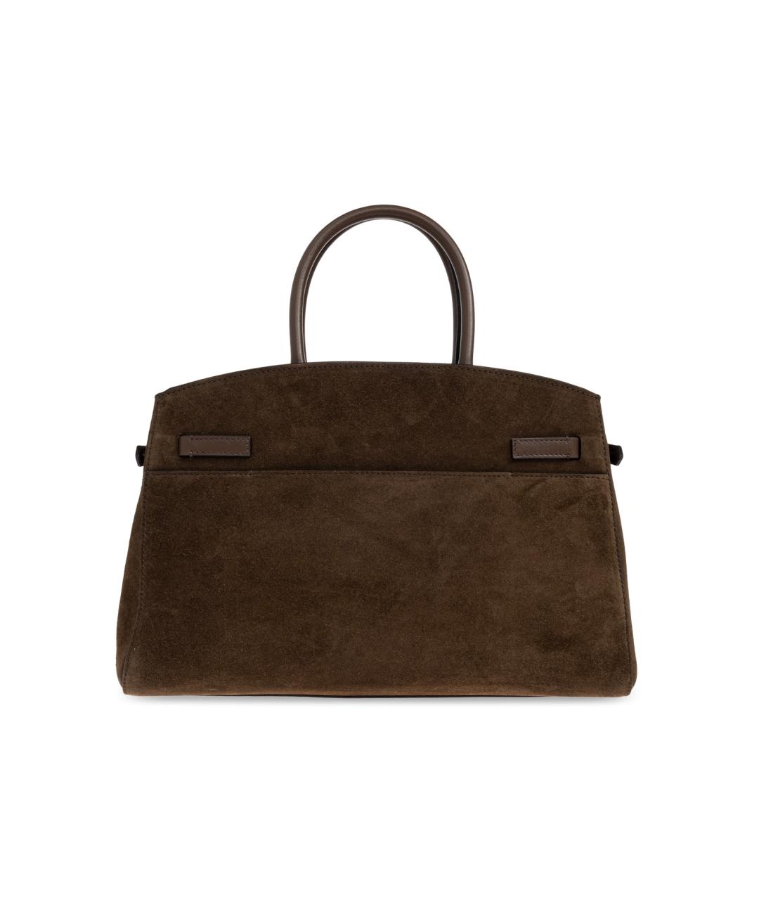 DEMELLIER Коричневая замшевая сумка тоут, фото 3