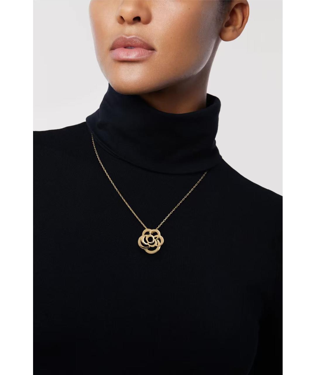 CHANEL Золотая подвеска из желтого золота, фото 3