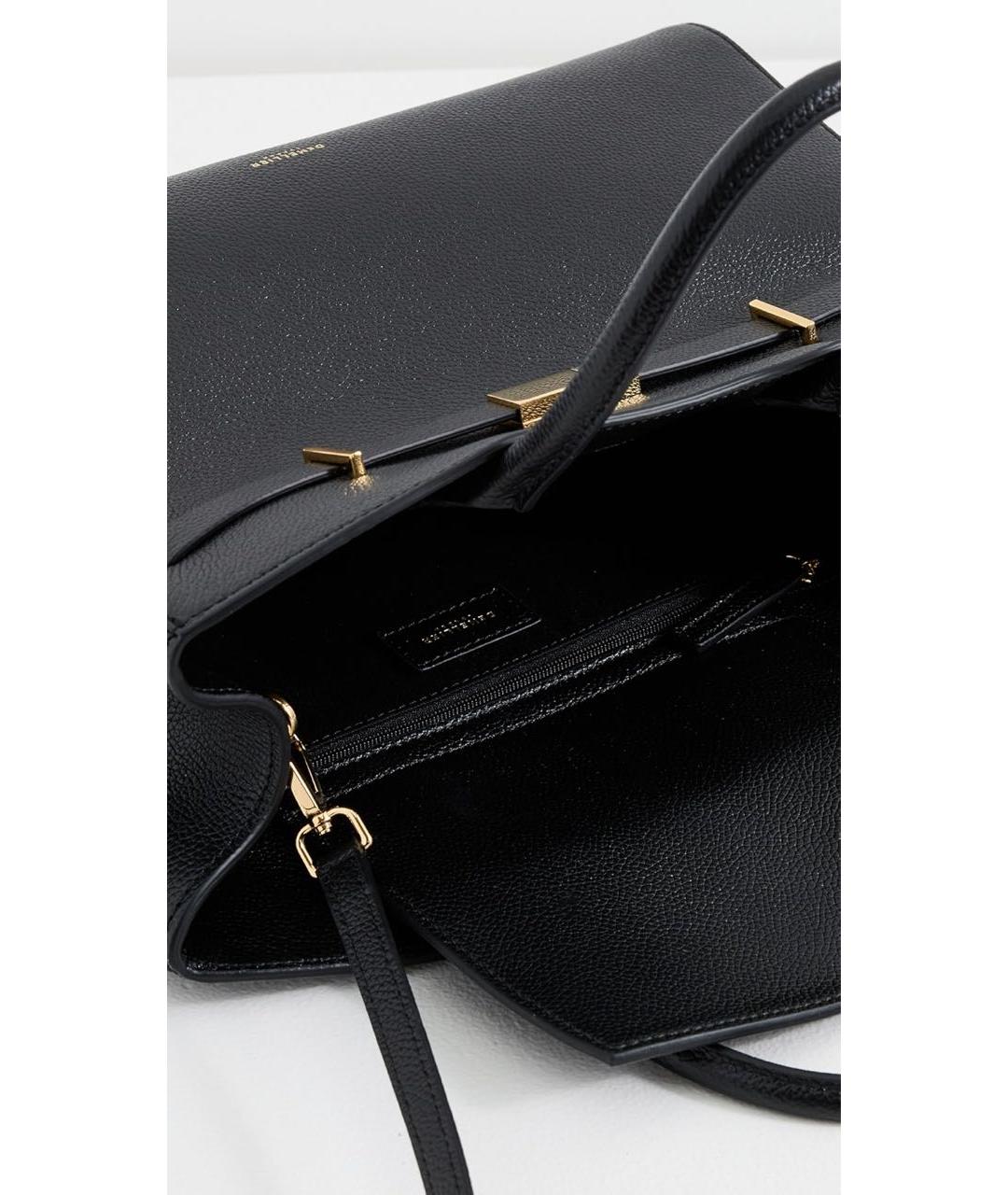 DEMELLIER Черная кожаная сумка тоут, фото 7