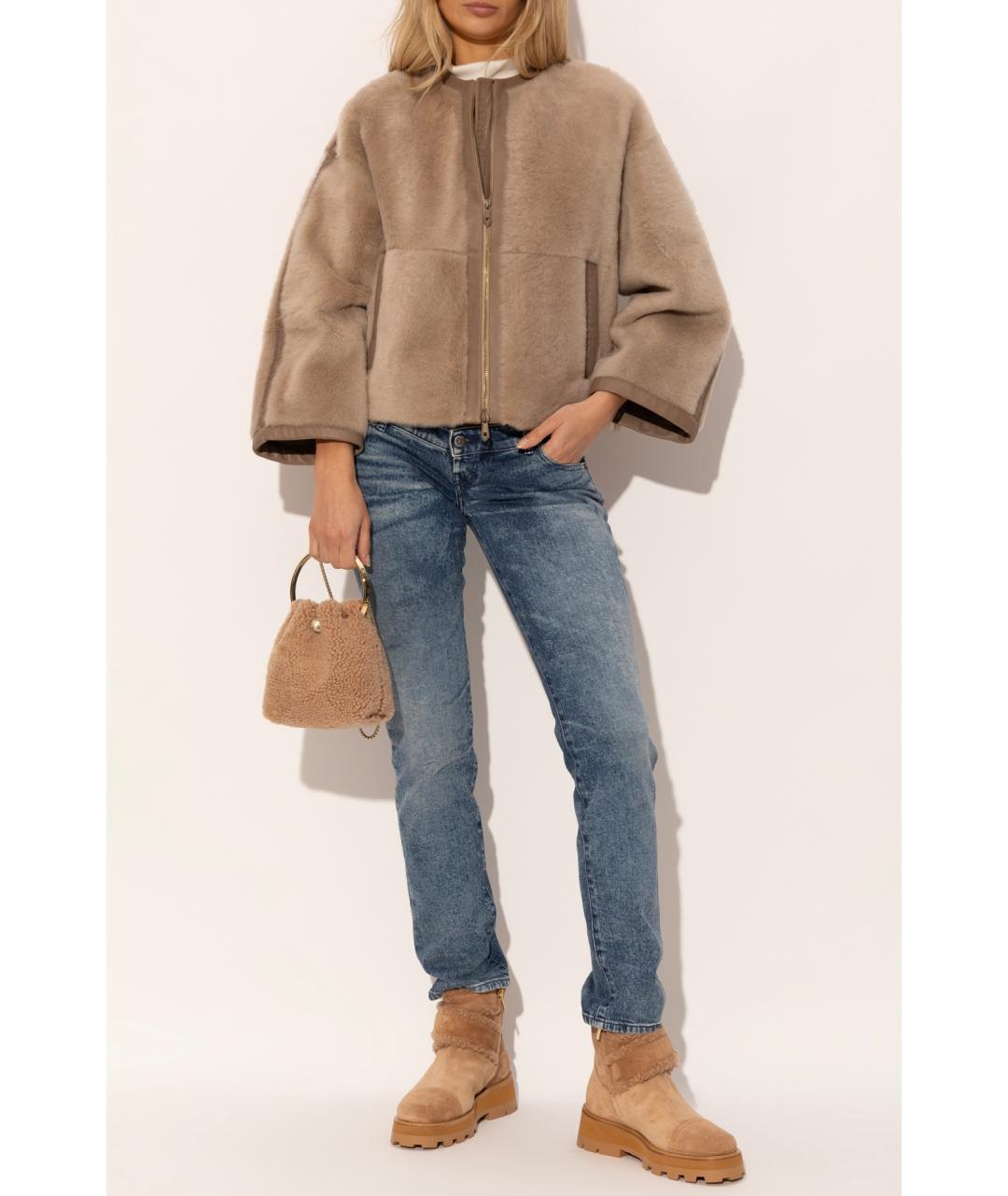 JIMMY CHOO Коричневые замшевые ботинки, фото 2