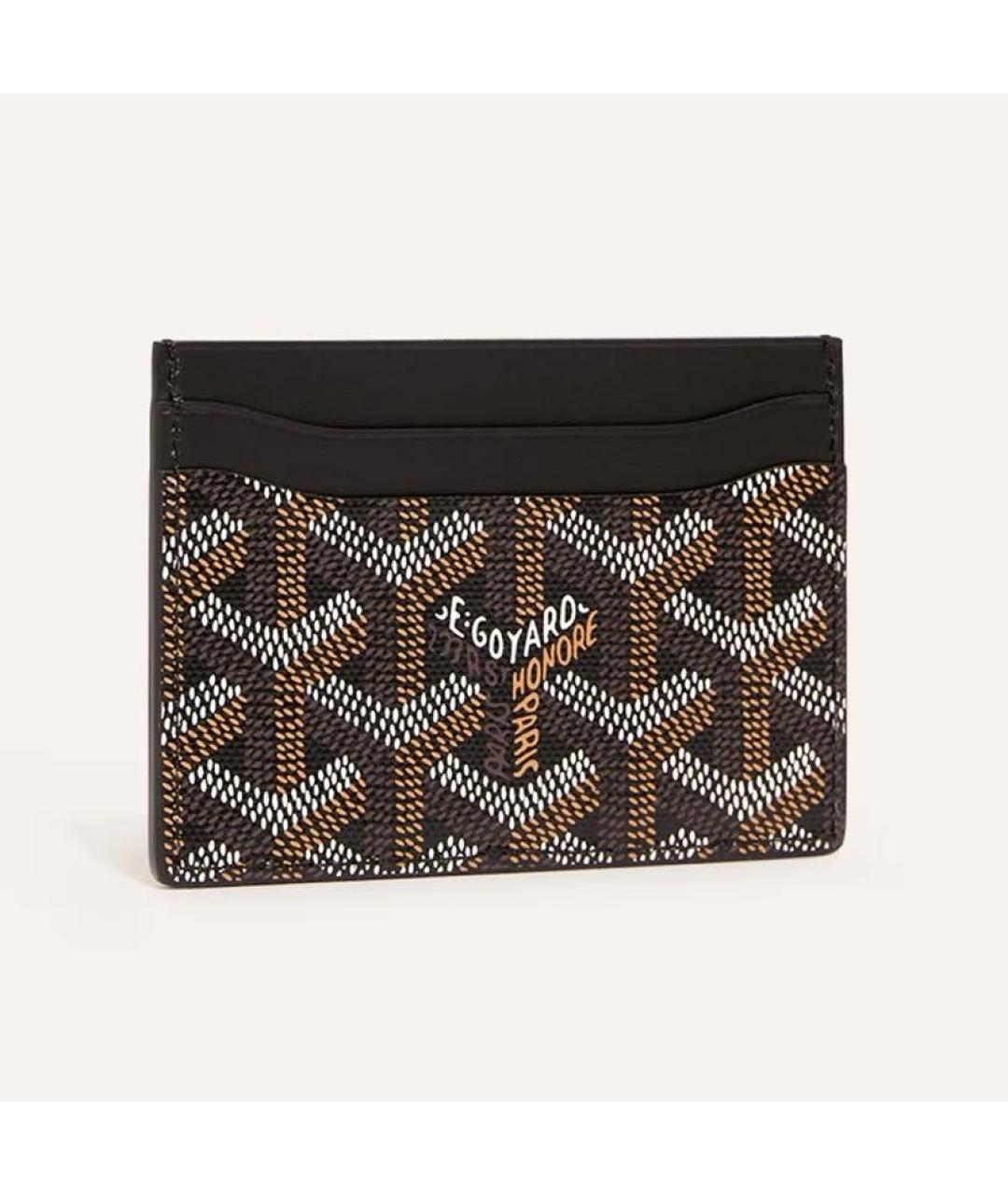 GOYARD Коричневая визитница, фото 4