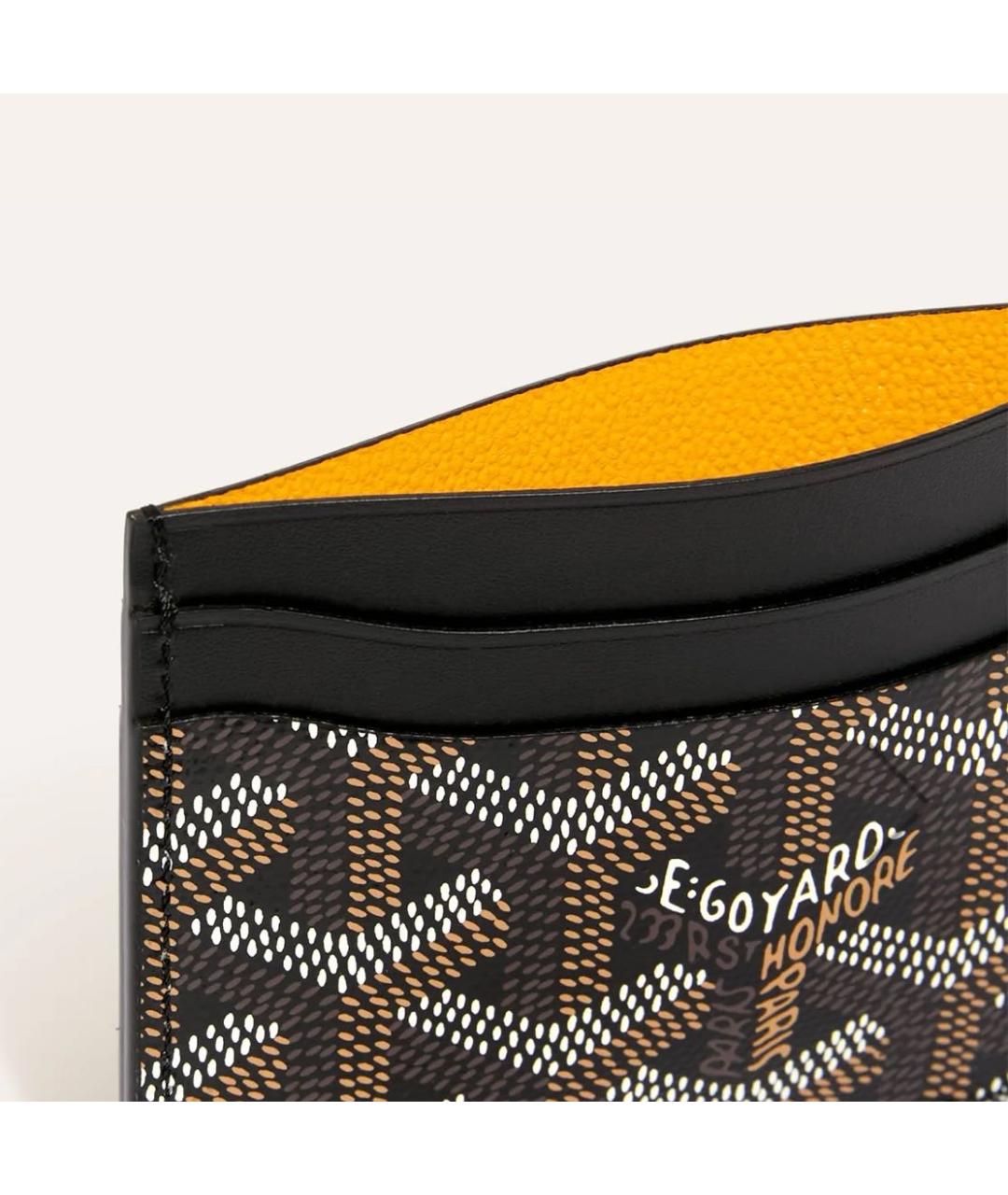 GOYARD Коричневая визитница, фото 3