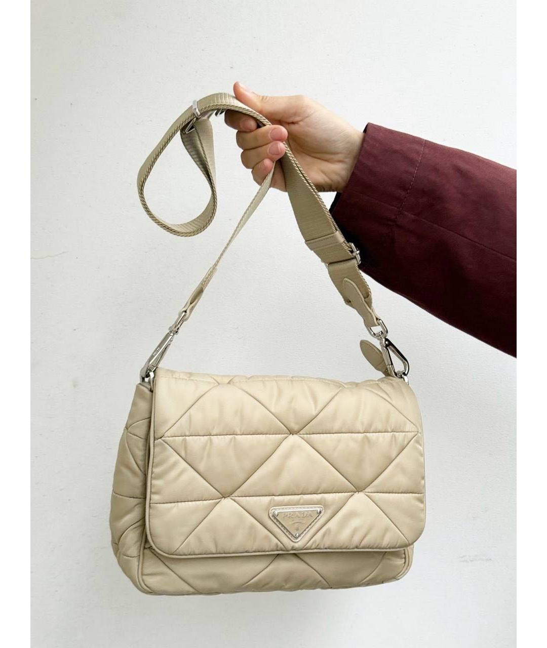PRADA Бежевая сумка через плечо, фото 2