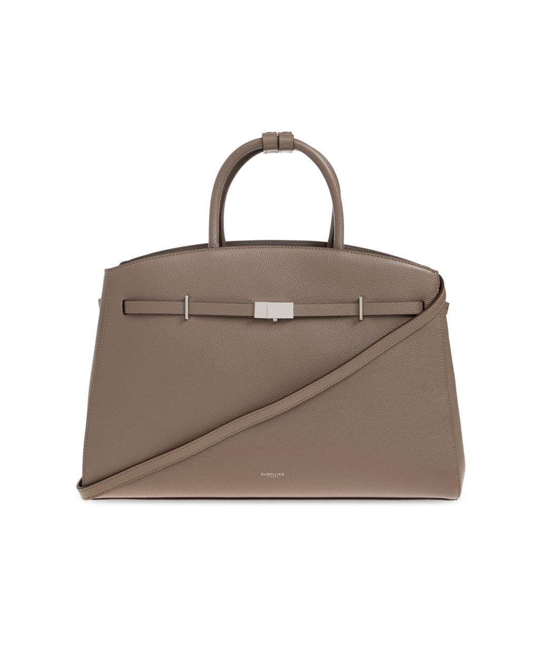 DEMELLIER Бежевая кожаная сумка тоут, фото 7