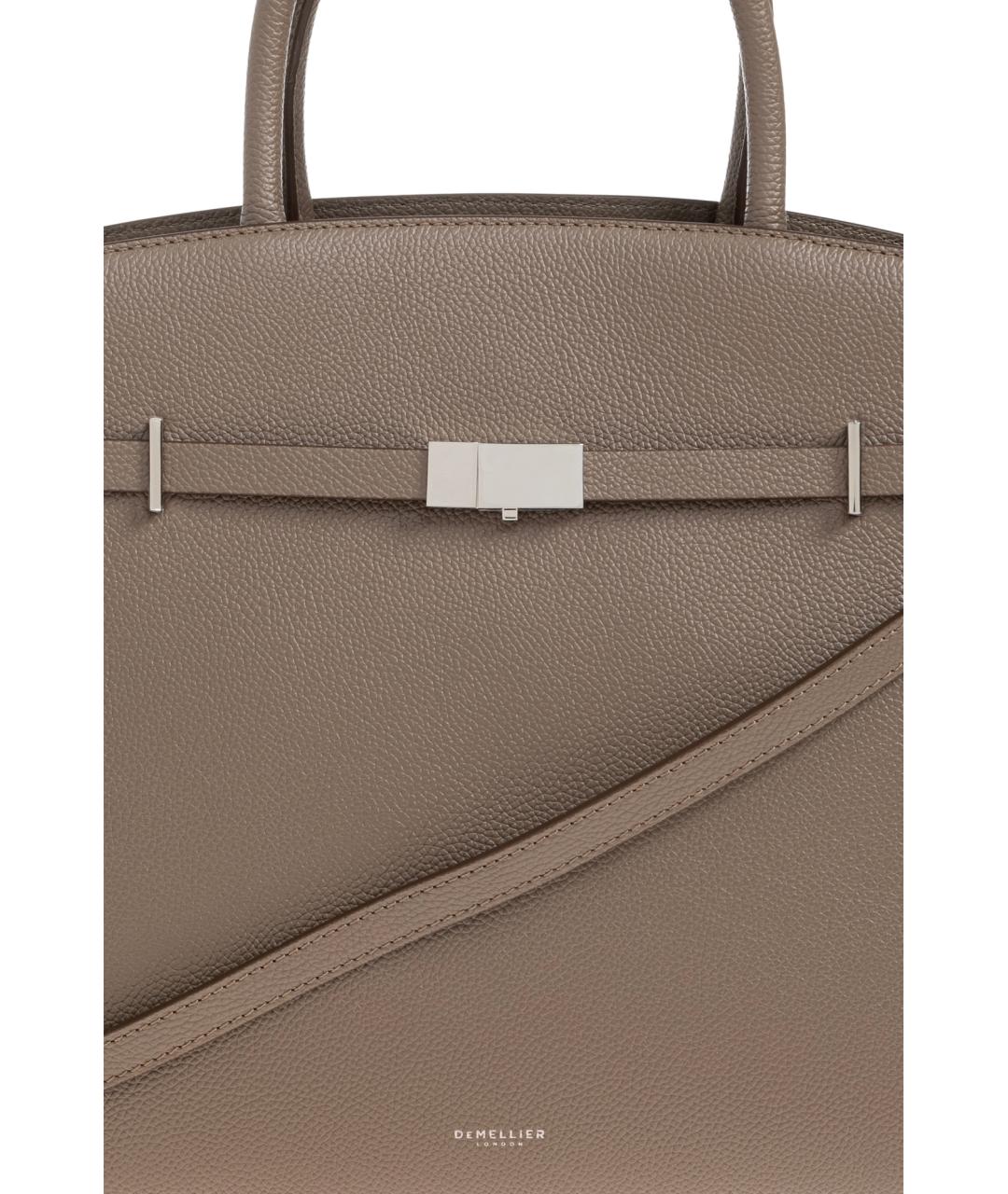 DEMELLIER Бежевая кожаная сумка тоут, фото 2