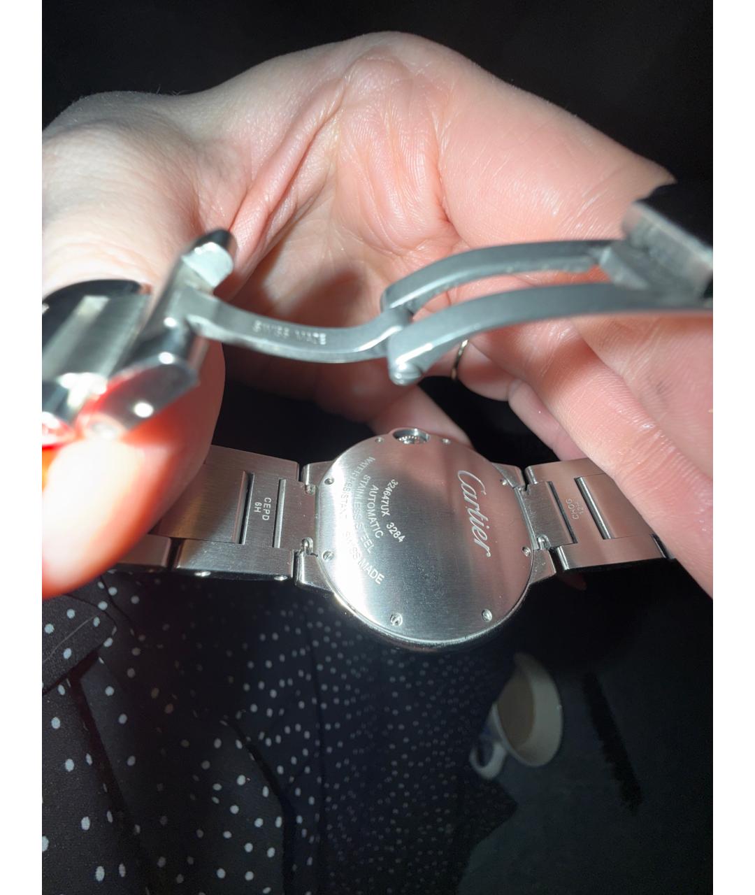 CARTIER Серебряные часы, фото 3
