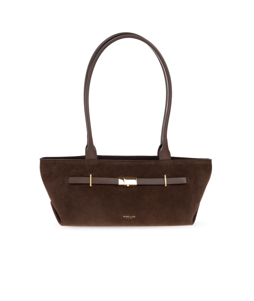DEMELLIER Коричневая замшевая сумка через плечо, фото 5