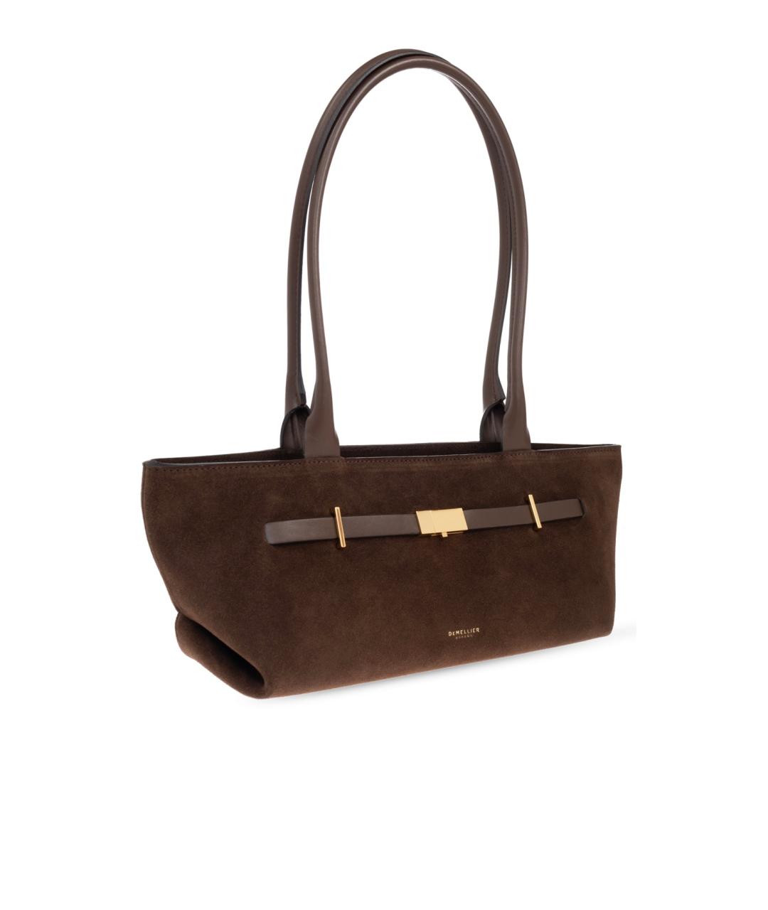 DEMELLIER Коричневая замшевая сумка через плечо, фото 2