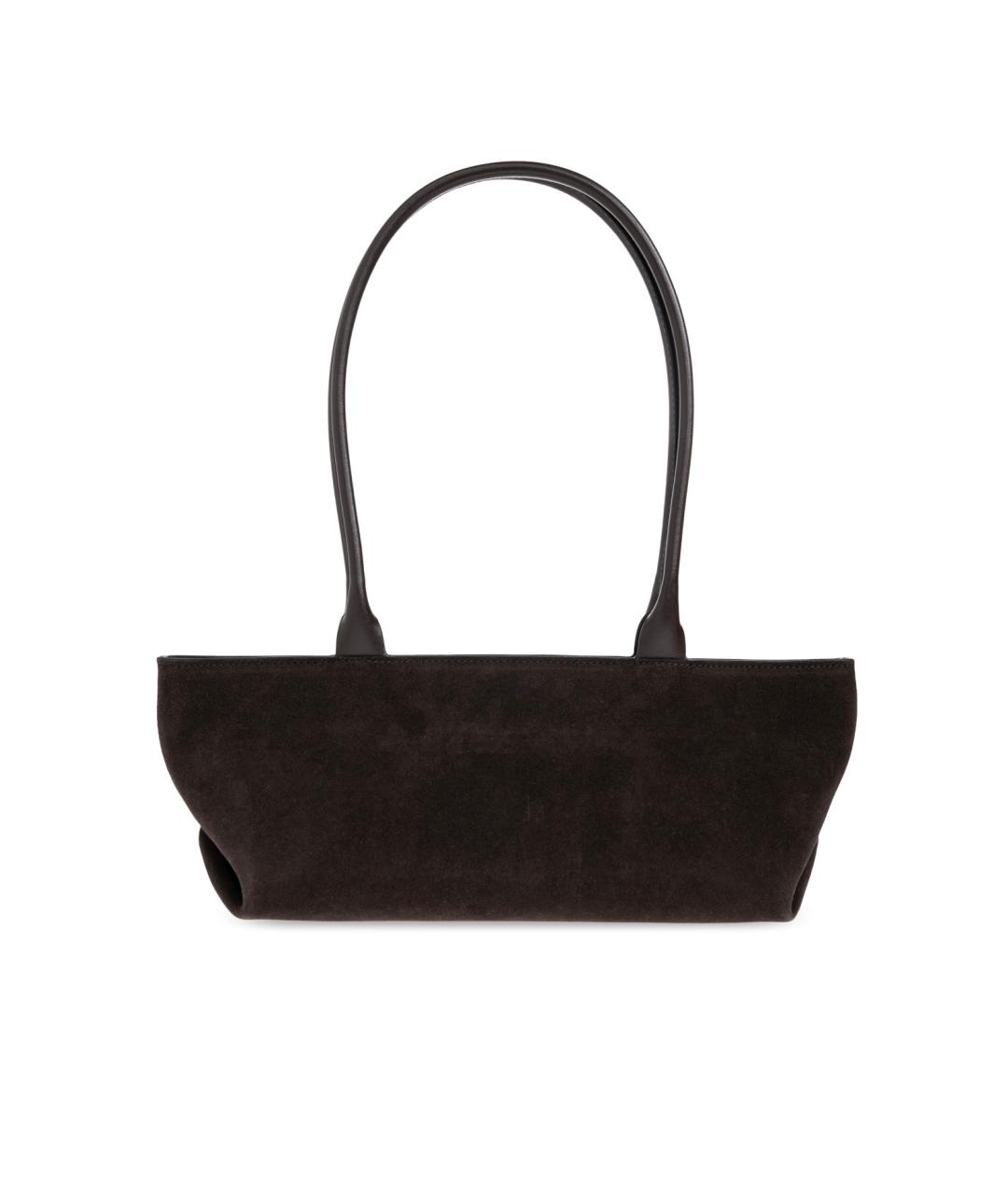 DEMELLIER Коричневая замшевая сумка с короткими ручками, фото 4