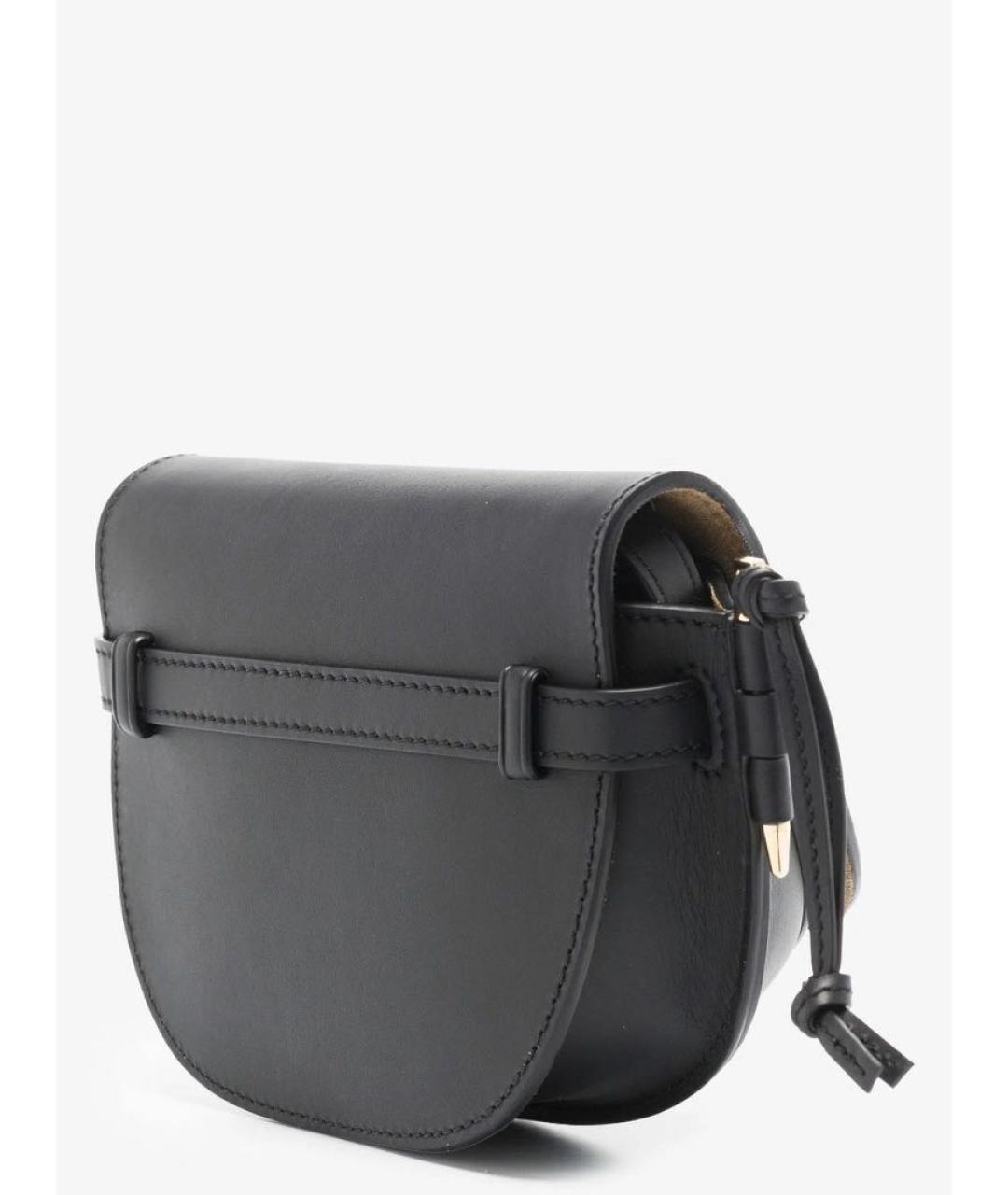 LOEWE Черная кожаная сумка через плечо, фото 5