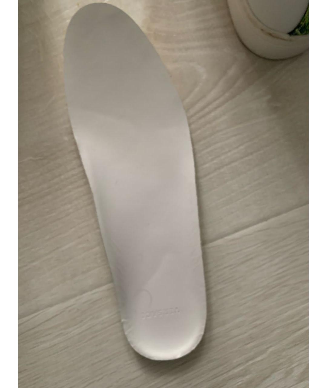 VERSACE Белые кожаные кеды, фото 6