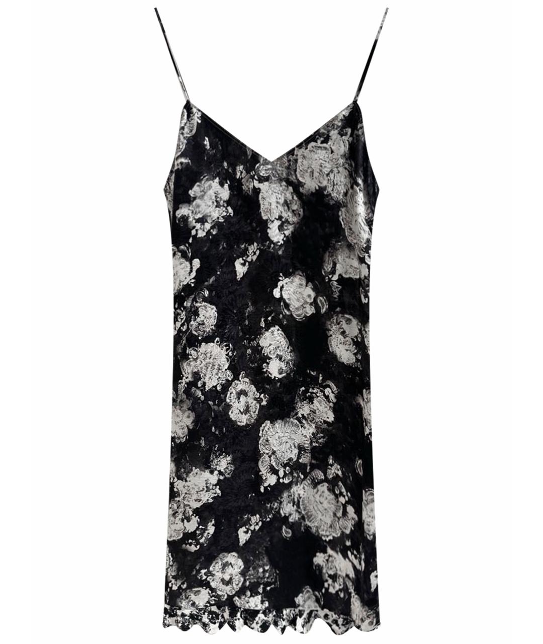 CHANEL Черный шелковый сарафан, фото 1