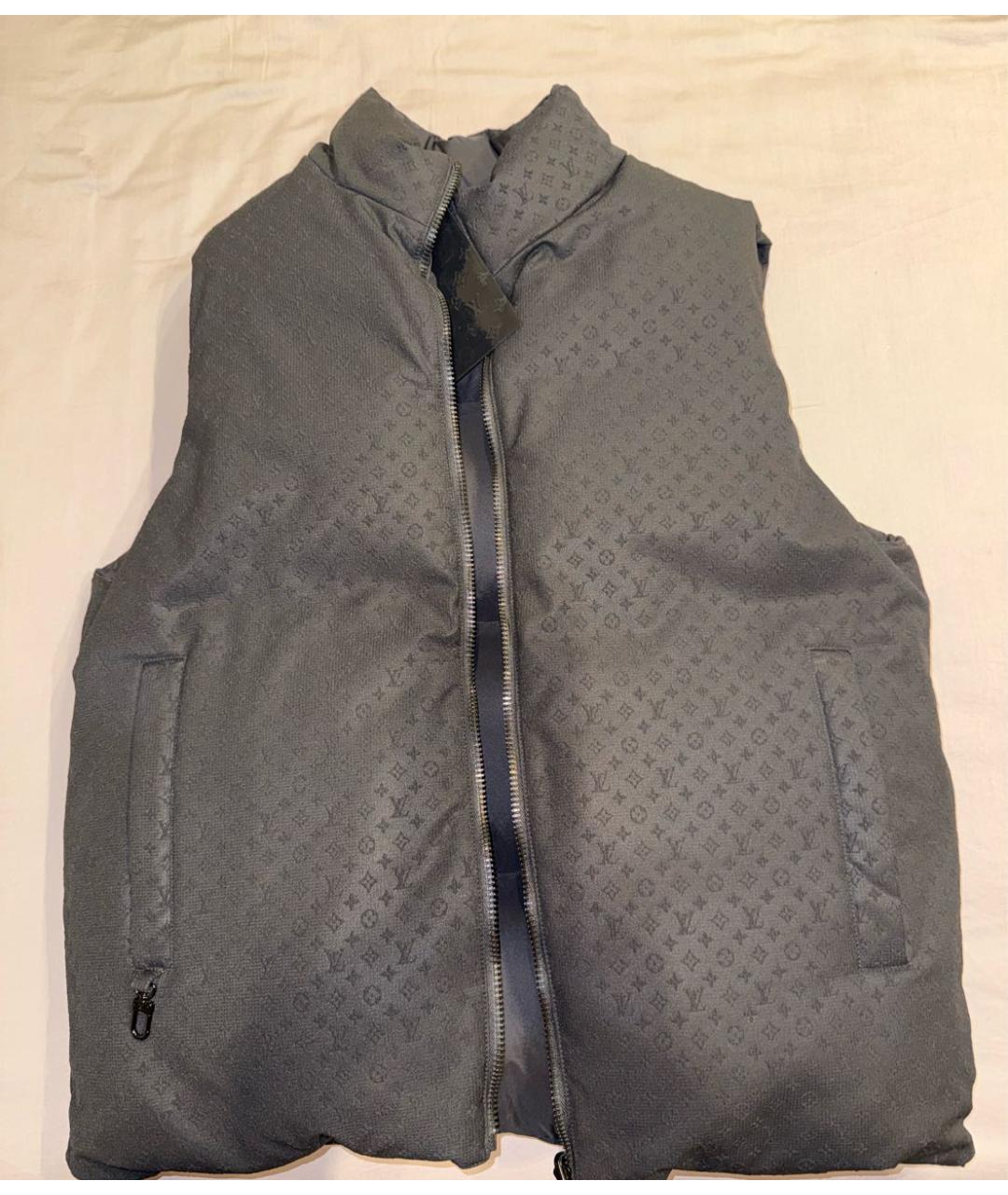 LOUIS VUITTON Черный синтетический жилет, фото 4